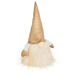 JJA Lutin lumineux à piles (H40 cm) Rémi et bonnet Dé Or Clearance