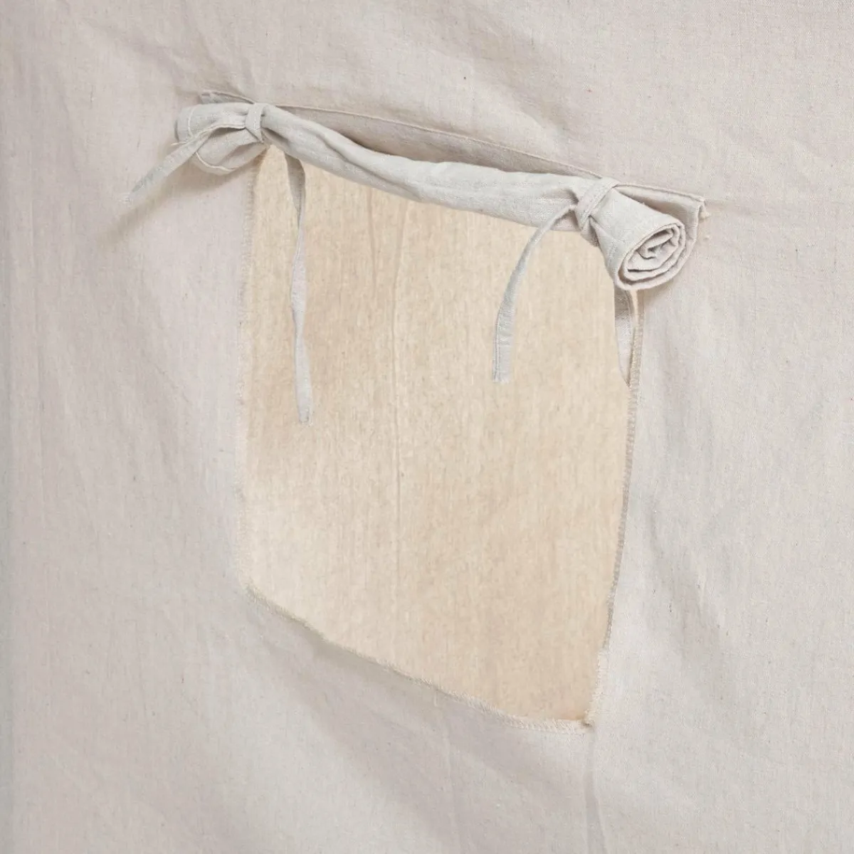 ATMOSPHERA Maison enfant bois et tissu (H116 cm) Safari Beige Clearance