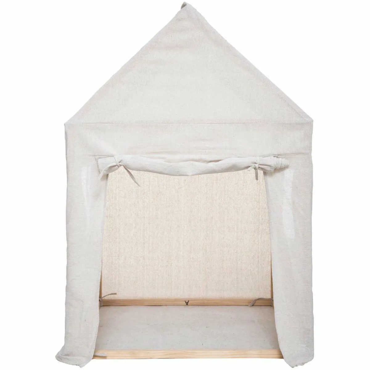 ATMOSPHERA Maison enfant bois et tissu (H116 cm) Safari Beige Clearance