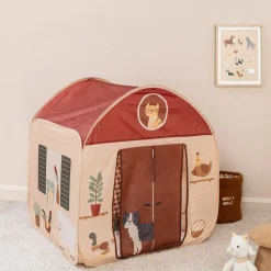 Atmosphera cru017dateur d'intu017drieur for kids Maison pop up enfant (H85 cm) Ferme Multicolore Hot