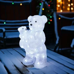JJA Maman Ours lumineuse 56 LED (H44 cm) Bébé Whisper froid Blanc Online