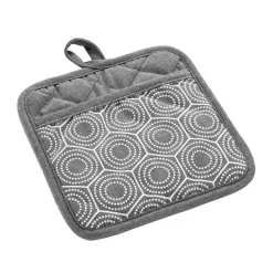 douceur d'intu017drieur Manique avec poche coton (18,5 x 18,5 cm) Alveis Gris Anthracite Hot
