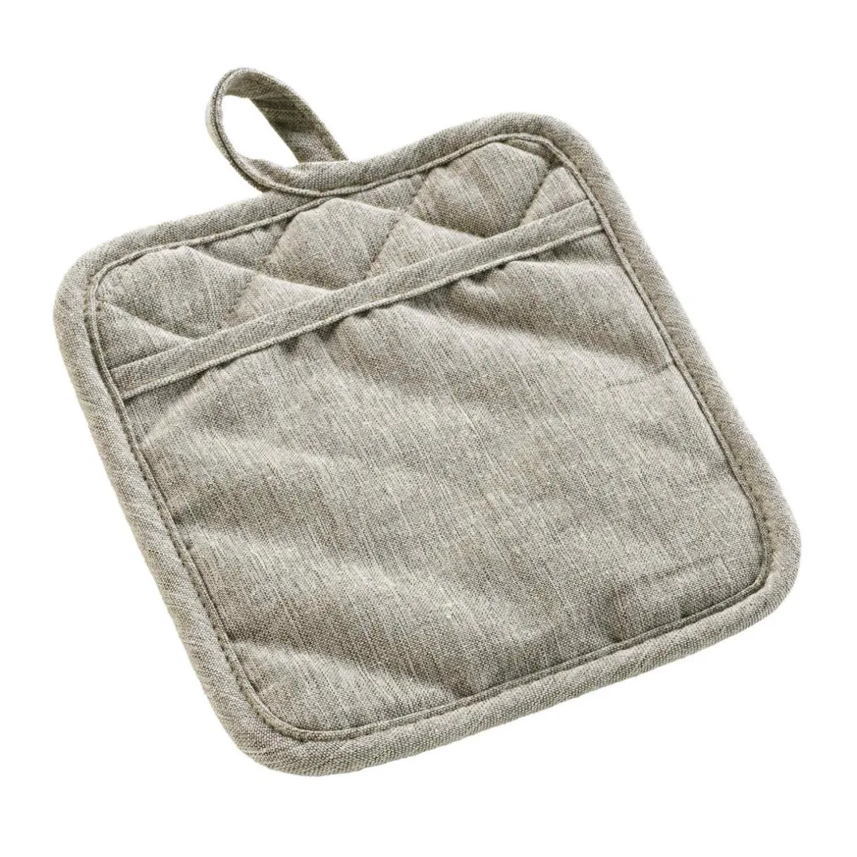 douceur d'intu017drieur Manique avec poche en coton (18,5 x 18,5 cm) Adam Beige Online