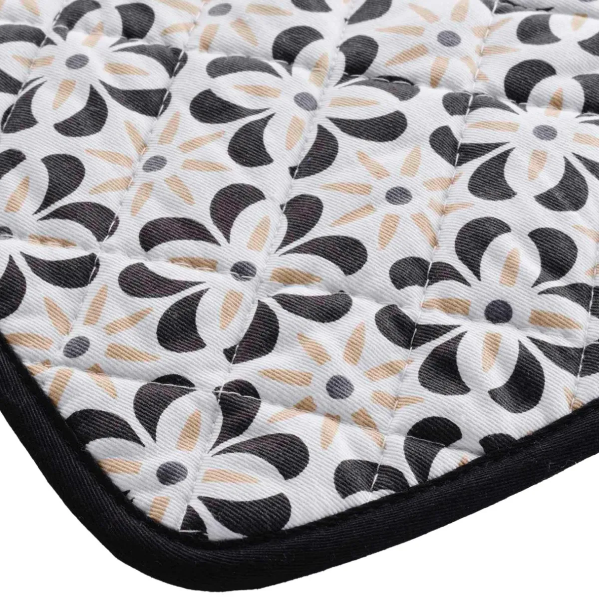 douceur d'intu017drieur Manique en coton (19 x 19 cm) Solaris e Noir Clearance