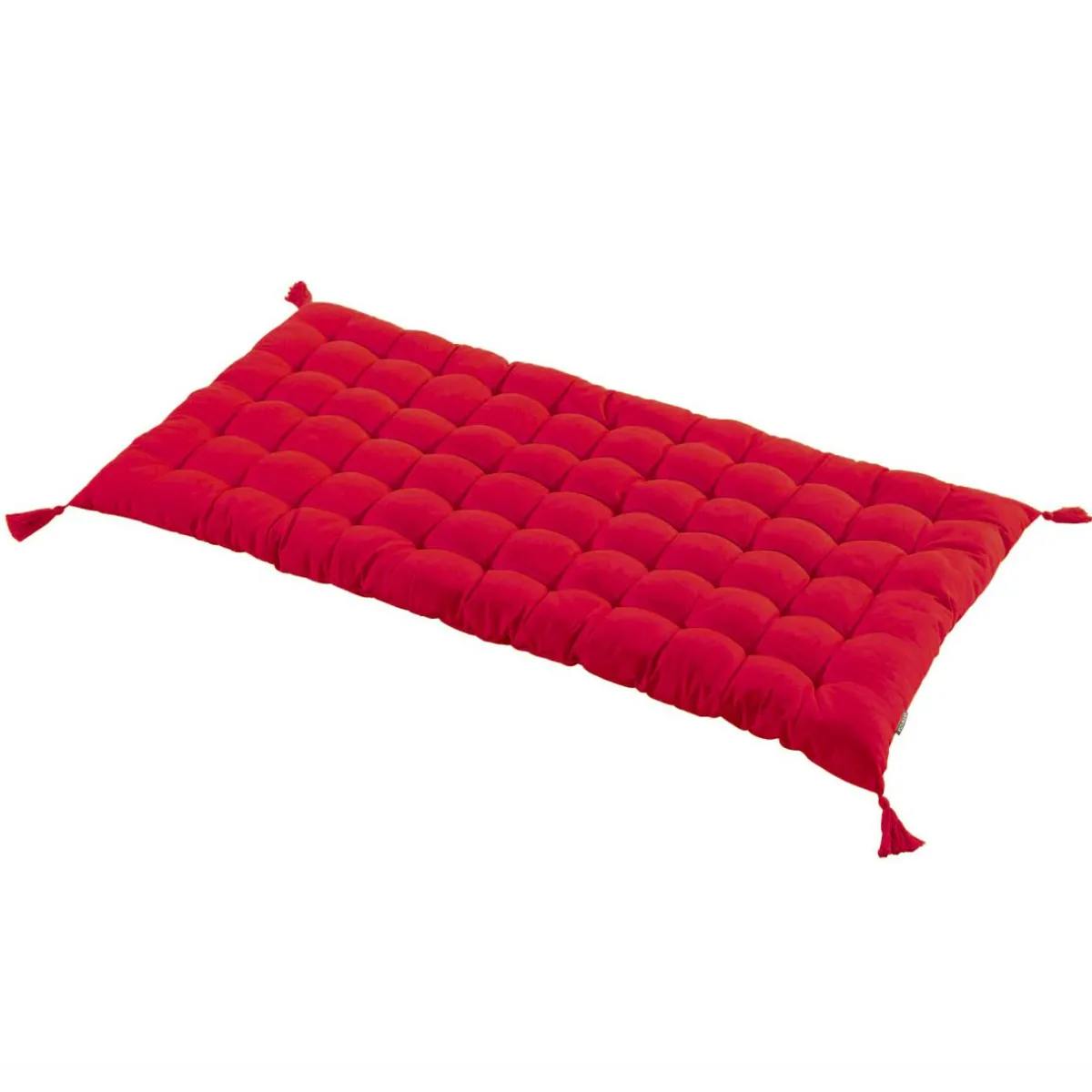 EMINZA Matelas de sol coton (120 x 60 cm) Pixel Rouge Sale