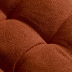 EMINZA Matelas de sol coton (120 x 60 cm) Pixel Terracotta