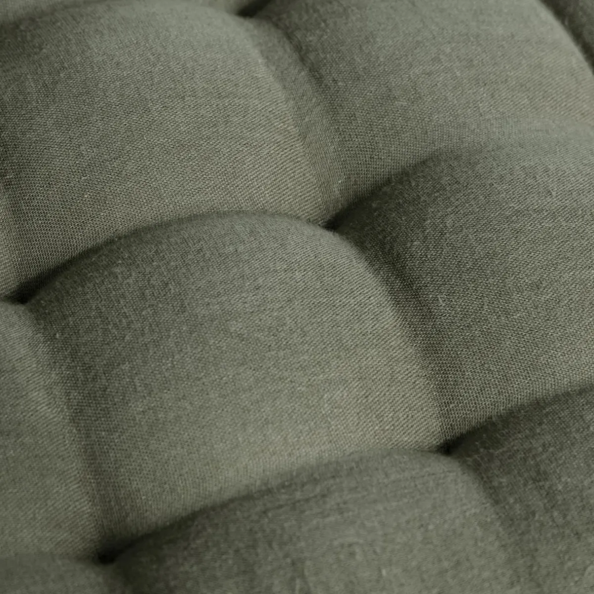 EMINZA Matelas de sol gaze de coton (60 x 120 cm) Gaïa Vert romarin New