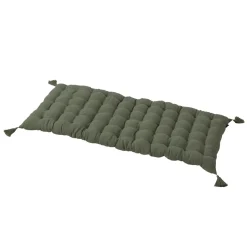 EMINZA Matelas de sol gaze de coton (60 x 120 cm) Gaïa Vert romarin New