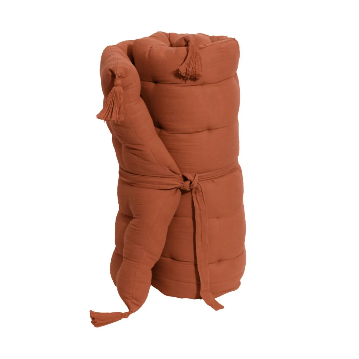 EMINZA Matelas de sol gaze de coton (60 x 120 cm) Gaïa Terracotta Online
