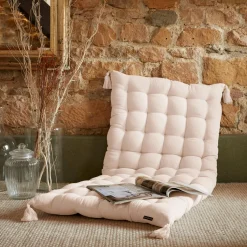 EMINZA Matelas de sol gaze de coton (60 x 120 cm) Gaïa Rose poudré Best