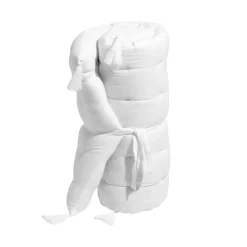 EMINZA Matelas de sol gaze de coton (60 x 120 cm) Gaïa chantilly Blanc Outlet