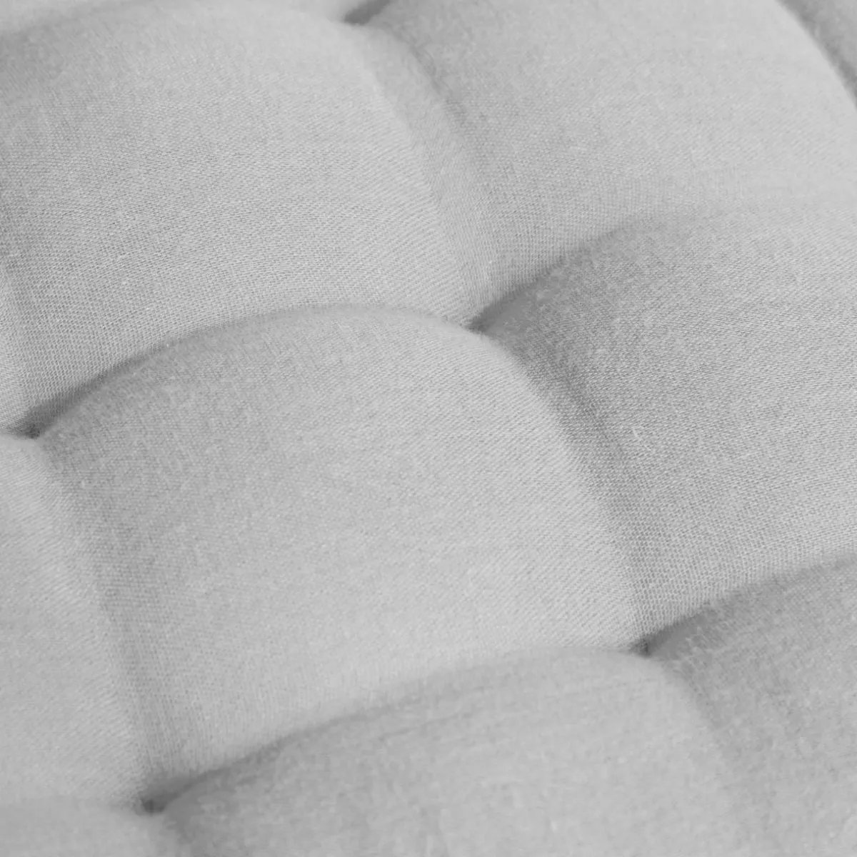 EMINZA Matelas de sol gaze de coton (60 x 120 cm) Gaïa Gris nuage Gris clair Sale