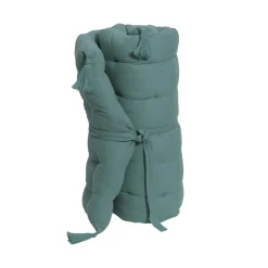 EMINZA Matelas de sol gaze de coton (60 x 120 cm) Gaïa Bleu canard Outlet