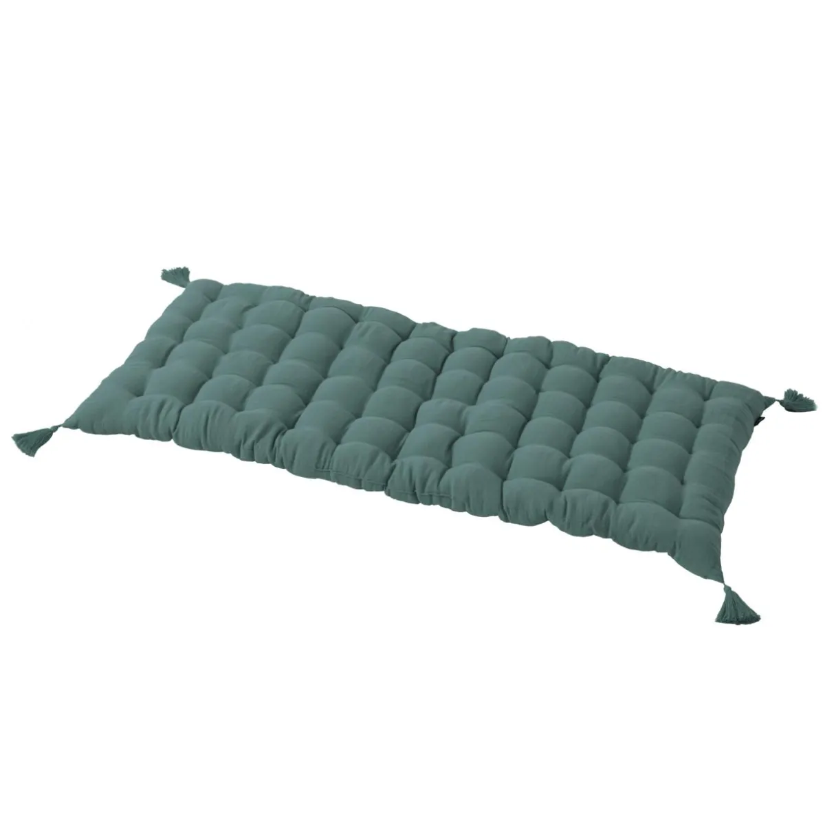 EMINZA Matelas de sol gaze de coton (60 x 120 cm) Gaïa Bleu canard Outlet