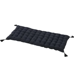 EMINZA Matelas de sol gaze de coton (60 x 120 cm) Gaïa Bleu nuit Online