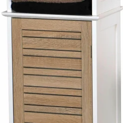 TENDANCE Meuble colonne salle de bain (35 x H173 cm) Stockholm Bois Sale