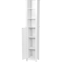 TENDANCE Meuble colonne salle de bain (35 x H173 cm) Santorin Blanc Outlet