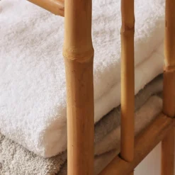 EMINZA Meuble de rangement en bambou 4 étagères (30 x H115 cm) Hanoï Naturel Hot