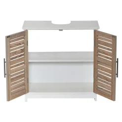 TENDANCE Meuble dessous lavabo (60 x H70 cm) Stockholm Bois Clearance