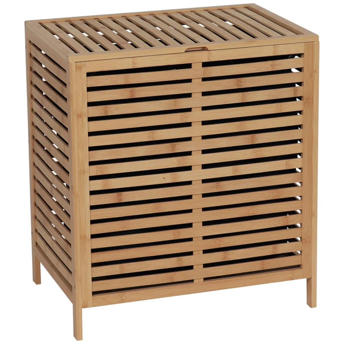 TENDANCE Meuble panier à linge en bambou (53 x H60 cm) Harmonie Naturel Sale