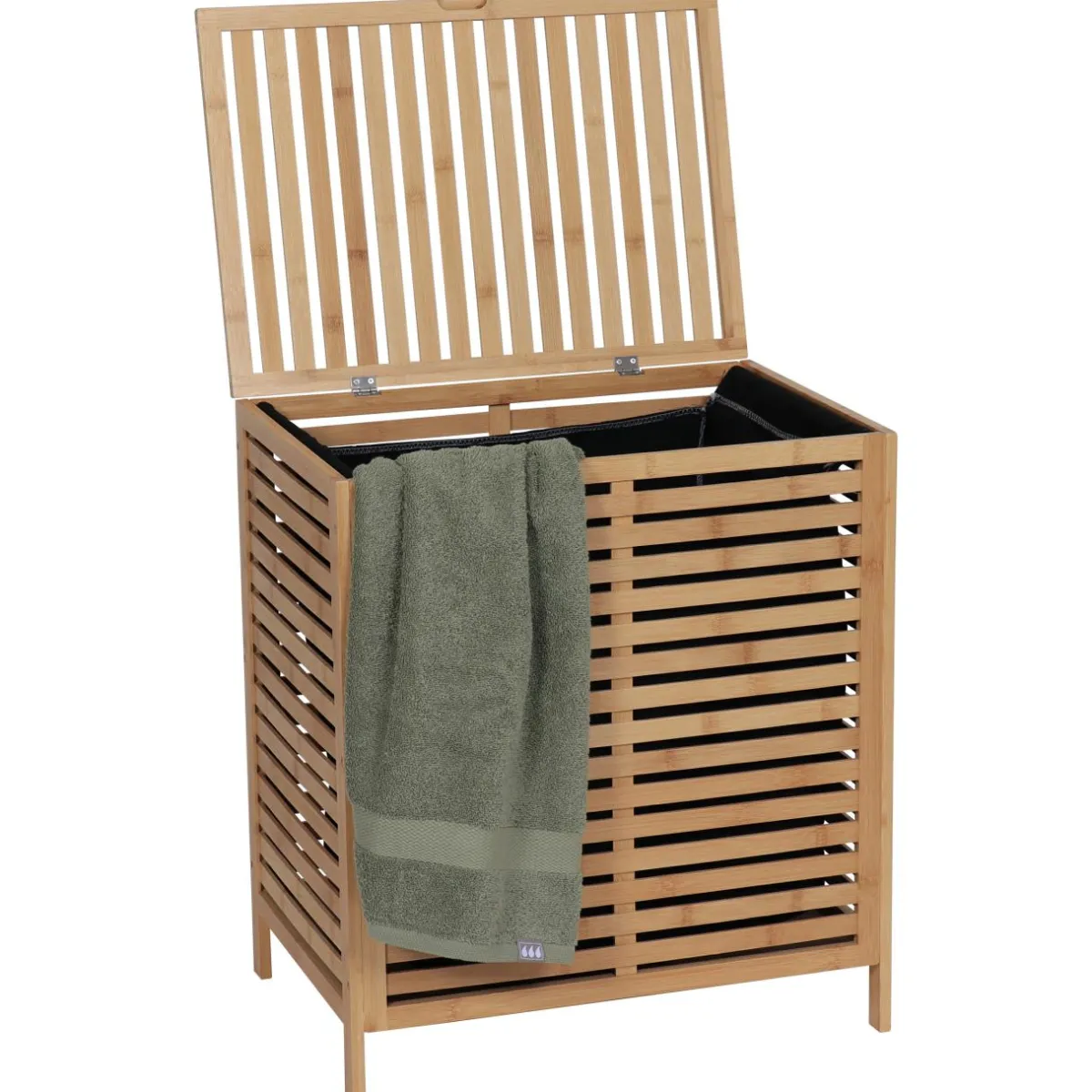 TENDANCE Meuble panier à linge en bambou (53 x H60 cm) Harmonie Naturel Sale