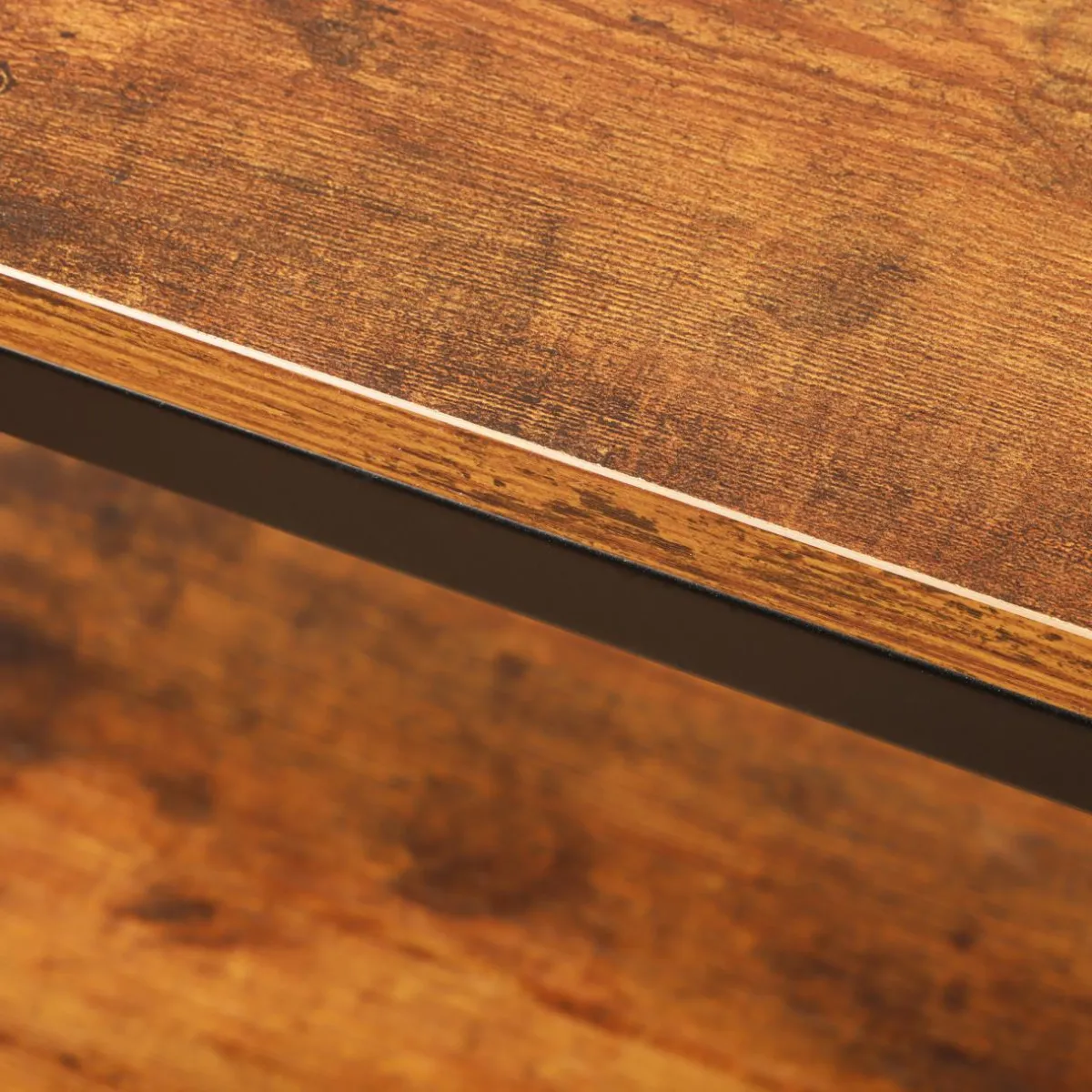 EMINZA Meuble range-bouteilles industriel 12 emplacements et porte-verres (H180 cm) Pablo Marron Online
