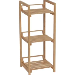 TENDANCE Meuble rangement bambou 3 étagères (30 x H75 cm) Harmonie Naturel Outlet