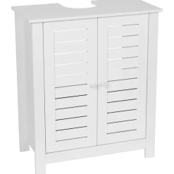 TENDANCE Meuble sous lavabo (60 x H70 cm) Santorin Blanc Outlet