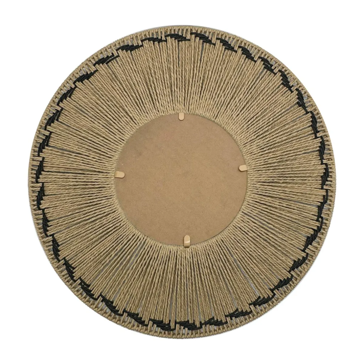 EMINZA Miroir mural rond en corde (D65 cm) Tuvalu Naturel Outlet