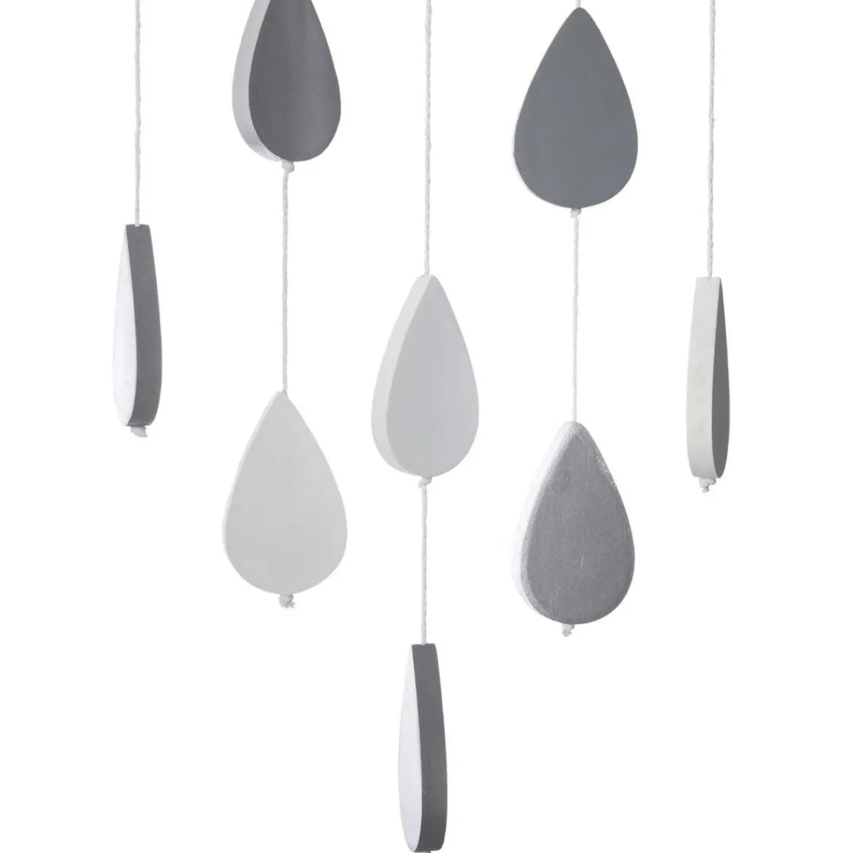Atmosphera createur d'interieur for kids Mobile bébé bois et coton (H57.5 cm) Nuage Gris New