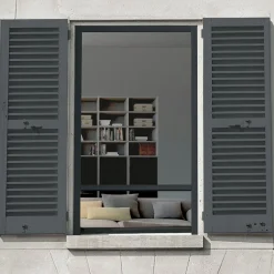 LUANCE Moustiquaire fenêtre enroulable à châssis recoupable (130 x 160 cm) Moustyk Gris Sale
