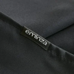 EMINZA Nappe carrée anti tache (100 x 100 cm) Elise e Noir