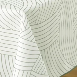 DOUCEUR D'INTERIEUR Nappe carrée anti tache (150 x 150 cm) Linea he Blanc Hot