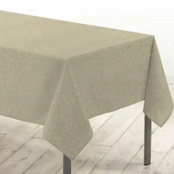Douceur d interieur Nappe de Noël rectangulaire (140 x 300 cm) Strass Or Clearance