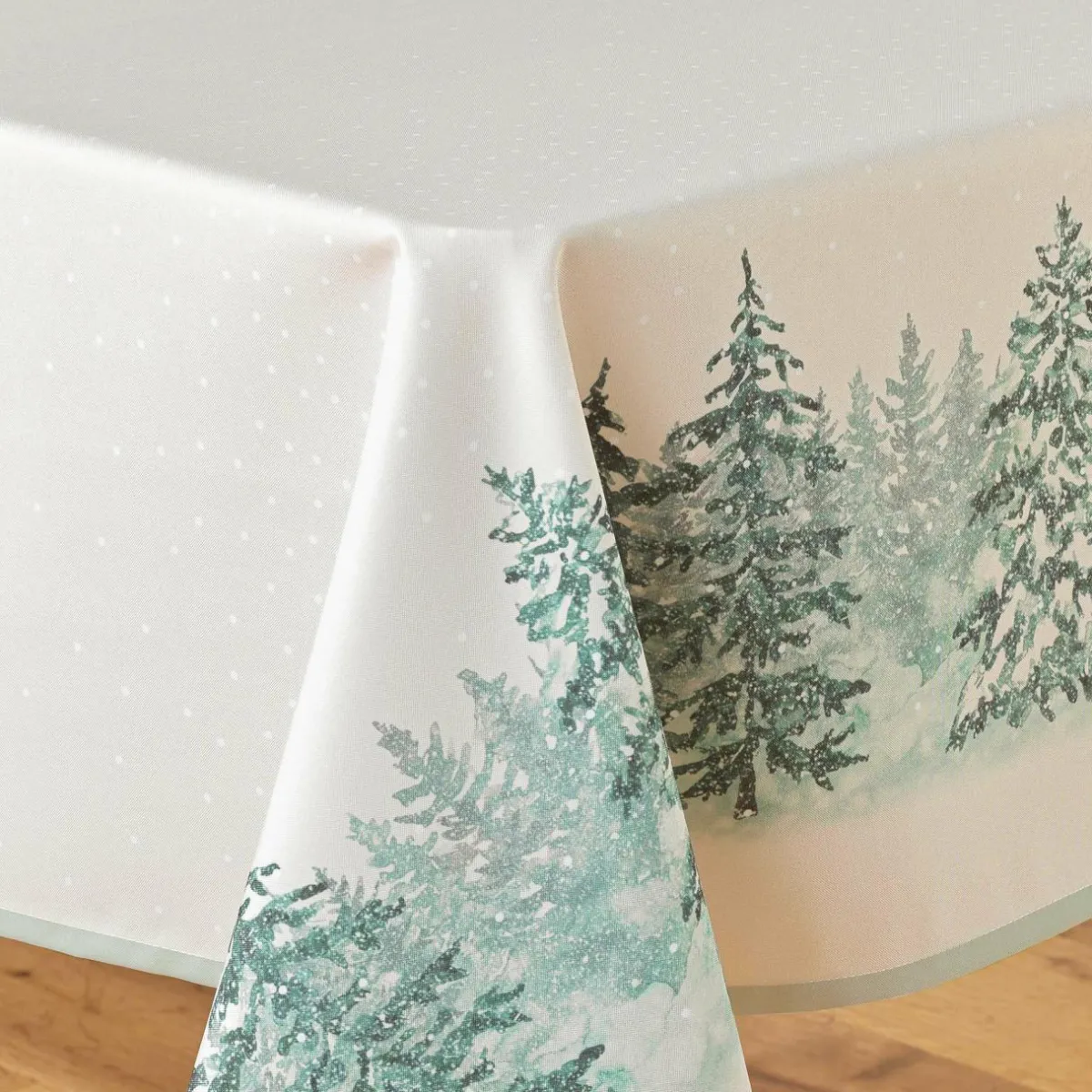 douceur d'intu017drieur Nappe de Noël rectangulaire (150 x 240 cm) Christmas Ecru Online
