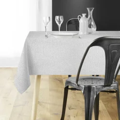 Douceur d interieur Nappe de Noël rectangulaire (140 x 240 cm) Strass Argent Clearance