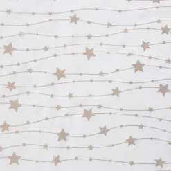 JJA Nappe de Noël rectangulaire (140 x 360 cm) Pluie d'étoiles he Blanc Outlet