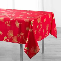 DOUCEUR D'INTERIEUR Nappe rectangulaire (150 x 240 cm) Bloomy Rouge Sale