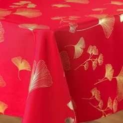 DOUCEUR D'INTERIEUR Nappe rectangulaire (150 x 300 cm) Bloomy Rouge Sale