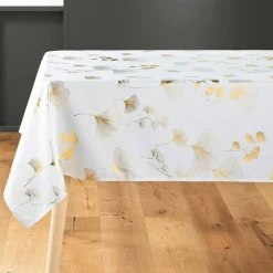 DOUCEUR D'INTERIEUR Nappe rectangulaire (150 x 300 cm) Bloomy he Blanc Clearance
