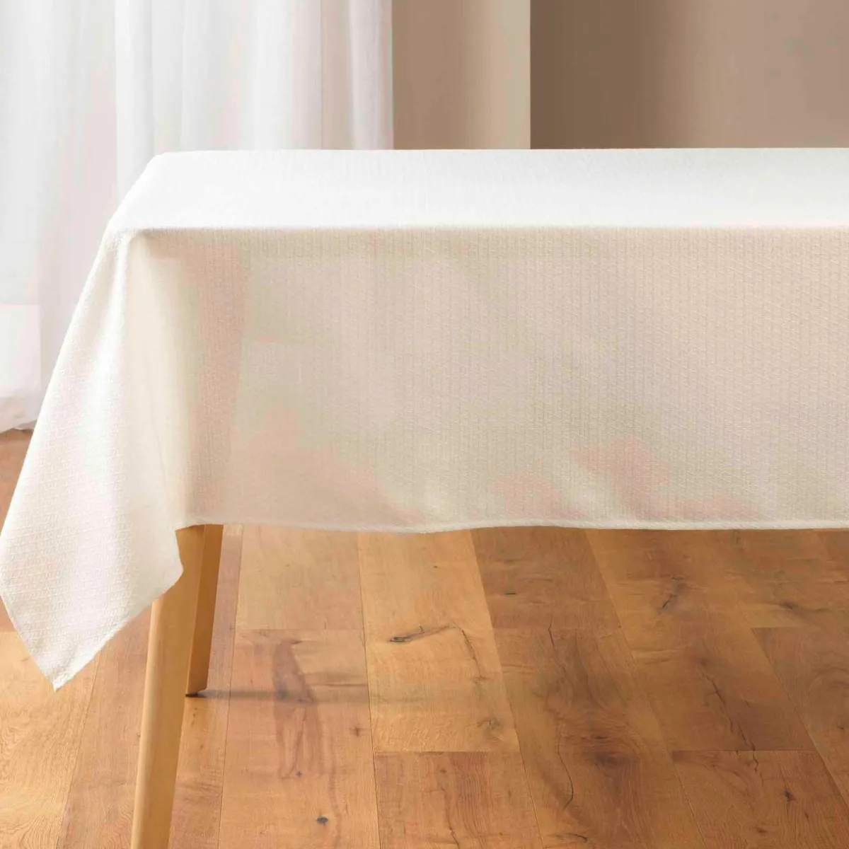 douceur d'intu017drieur Nappe rectangulaire (150 x 250 cm) Stella he Blanc New