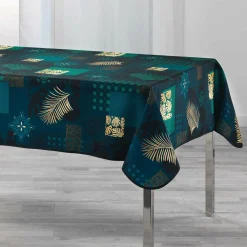 DOUCEUR D'INTERIEUR Nappe rectangulaire (150 x 240 cm) Oreane e Bleu