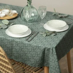 ATMOSPHERA Nappe rectangulaire anti tache (150 x 300 cm) Thais e Vert Online