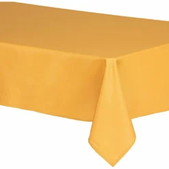 ATMOSPHERA Nappe rectangulaire anti tache (140 x 240 cm) Mina Jaune ocre Discount