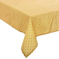 ATMOSPHERA Nappe rectangulaire anti tache (140 x 240 cm) Paty Jaune ocre Outlet