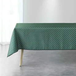 douceur d'intu017drieur Nappe rectangulaire anti tache (150 x 240 cm) Artchic e Vert New