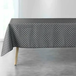 DOUCEUR D'INTERIEUR Nappe rectangulaire anti tache (150 x 240 cm) Artchic Gris Anthracite Outlet