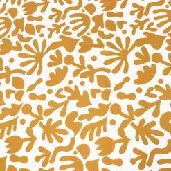Atmosphera, cru017dateur d'intu017drieur Nappe rectangulaire anti tache (140 x 240 cm) Jolan Jaune ocre Clearance