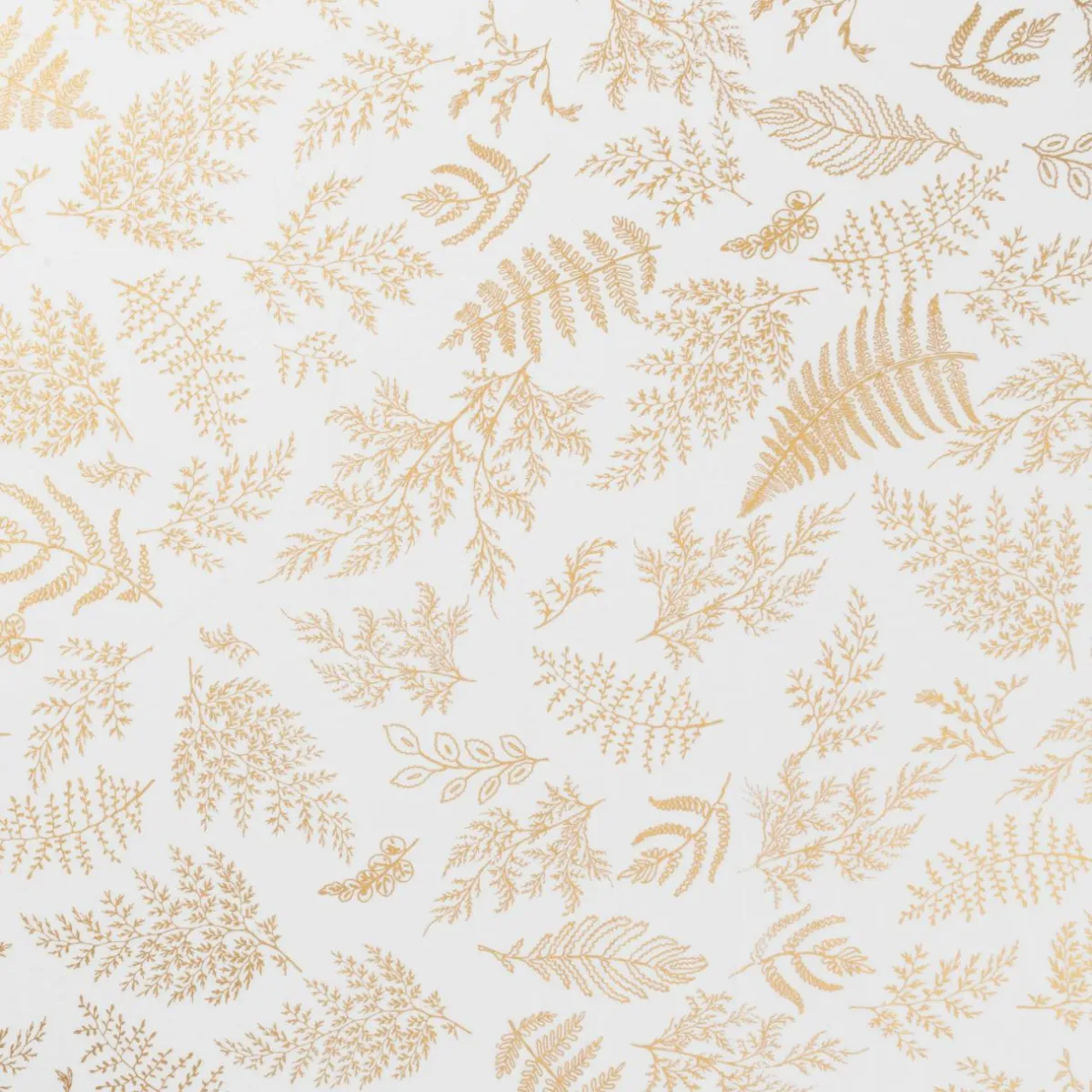 Feeric Lights & Christmas Nappe rectangulaire anti tache (140 x 360 cm) Feuilles d'or Blanc New