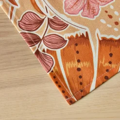 EMINZA Nappe rectangulaire coton enduit (150 x 350 cm) Tenerife Multicolore Outlet